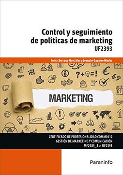 portada Control y Seguimiento de Políticas de Marketing