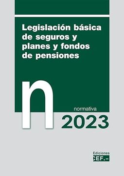 portada Legislacion Basica de Seguros y Planes y Fondos de Pensiones 2023
