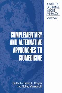 portada complementary and alternative approaches to biomedicine (in English)