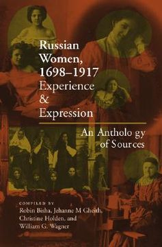 portada russian women, 1698-1917: experience and expression, an anthology of sources