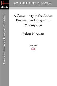 portada a community in the andes: problems and progress in muquiyauyo (in English)