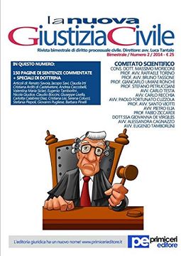 portada La Nuova Giustizia Civile (02 (en Italiano)