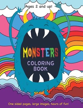 portada Monsters Coloring Book for Kids Ages 2 and Up! (en Inglés)