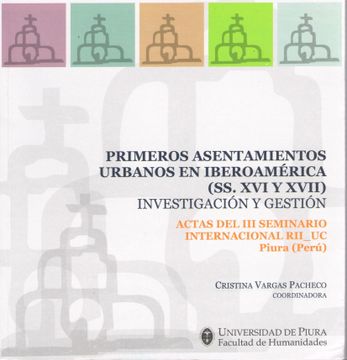 portada Primeros Asentamientos Urbanos en Iberoamerica (Ss. Xvi y Xvii)