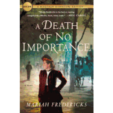 portada A Death of no Importance (Jane Prescott Novel) (in English)
