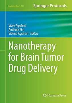 portada Nanotherapy for Brain Tumor Drug Delivery: 163 (Neuromethods) (en Inglés)