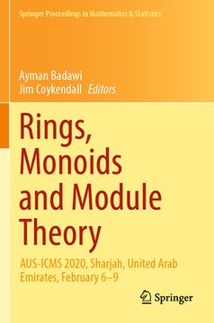 portada Rings, Monoids and Module Theory: Aus-Icms 2020, Sharjah, United Arab Emirates, February 6-9 