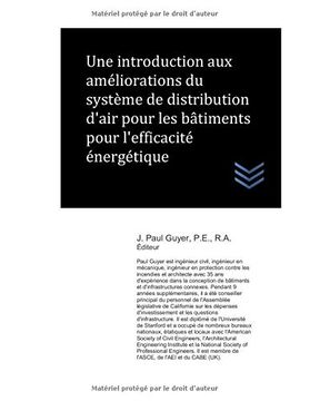 portada Une Introduction aux Améliorations du Système de Distribution D'air Pour les Bâtiments Pour L'efficacité Énergétique (en Francés)