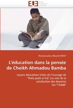 portada L'Education Dans La Pensee de Cheikh Ahmadou Bamba