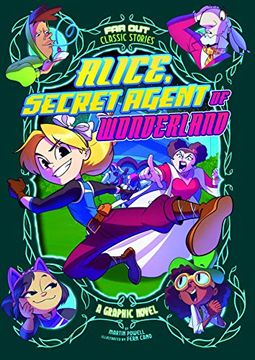 portada Alice Secret Agent of Wonderland yr (Far out Classic Stories) (in English)