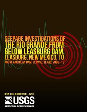 portada Seepage Investigations of the Rio Grande from Below Leasburg Dam, Leasburg, New Mexico, to Above American Dam, El Paso, Texas, 2006?13 (en Inglés)