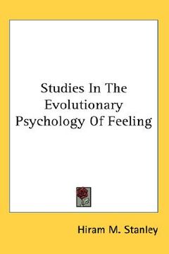 portada studies in the evolutionary psychology of feeling (en Inglés)