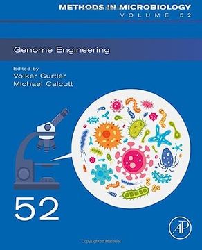 portada Genome Engineering (Volume 52) (Methods in Microbiology, Volume 52) (en Inglés)