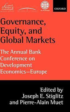 portada Governance, Equity, and Global Markets: The Annual Bank Conference on Development Economics - Europe 