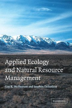 portada Applied Ecology and Natural Resource Management 