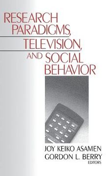 portada research paradigms, television, and social behaviour (in English)