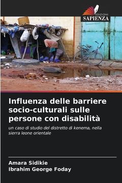 portada Influenza delle barriere socio-culturali sulle persone con disabilità (en Italiano)