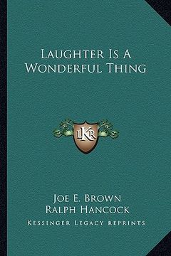 portada laughter is a wonderful thing (en Inglés)
