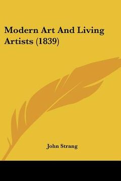 portada modern art and living artists (1839) (en Inglés)