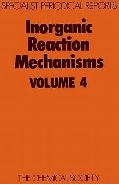 portada inorganic reaction mechanisms: volume 4 (en Inglés)