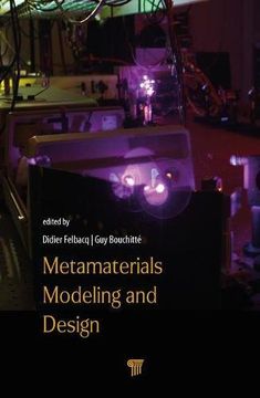 portada Metamaterials Modelling and Design (en Inglés)