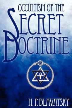 portada occultism of the secret doctrine (en Inglés)
