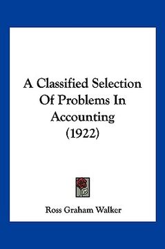 portada a classified selection of problems in accounting (1922) (in English)