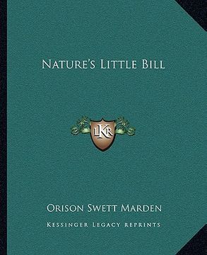 portada nature's little bill (en Inglés)