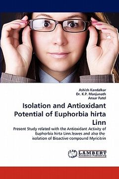 portada isolation and antioxidant potential of euphorbia hirta linn (en Inglés)