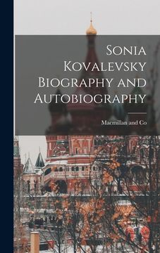 portada Sonia Kovalevsky Biography and Autobiography (en Inglés)