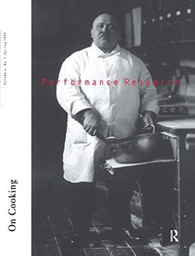 portada Performance Research: On Cooking (en Inglés)