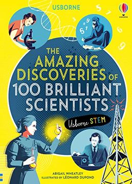 portada The Amazing Discoveries of 100 Brilliant Scientists (en Inglés)