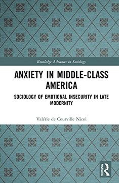 portada Anxiety in Middle-Class America: Sociology of Emotional Insecurity in Late Modernity (Routledge Advances in Sociology) (in English)