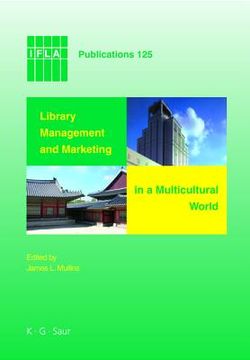 portada Library Management and Marketing in a Multicultural World (Ifla Publications) (en Inglés)