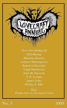 portada lovecraft annual no. 3 (2009) (en Inglés)