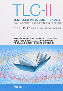 portada Test Leer Para Comprender ii: Evaluacion de la Comprension de Textos Para 1Ro. ' 2Ro. ' y 3Ro. ' Curso de la Escuela Secundaria