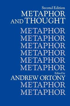portada Metaphor and Thought 2nd Edition Paperback (en Inglés)