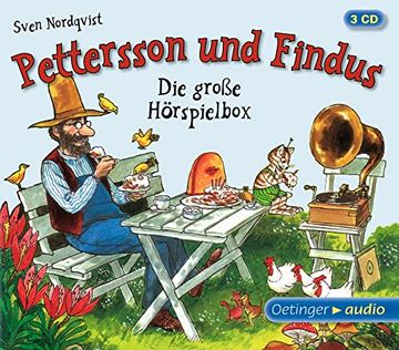 portada Die Große Hörspielbox von Pettersson und Findus (3 Cd): 3 Hörspiele (en Alemán)