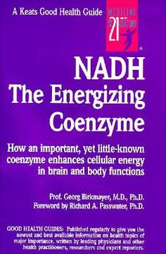 portada nadh: the energizing coenzyme (en Inglés)