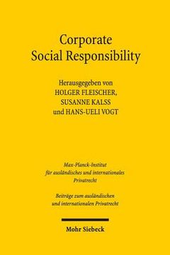 portada Corporate Social Responsibility: Achtes Deutsch-Osterreichisch-Schweizerisches Symposium, Hamburg 1.-2. Juni 2017 (in German)