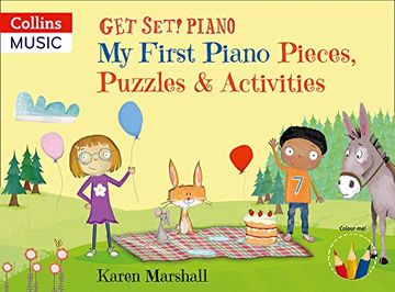 portada My First Piano Pieces, Puzzles & Activities: Beginner Pieces, Puzzles & Activities (Get Set! Piano) (en Inglés)