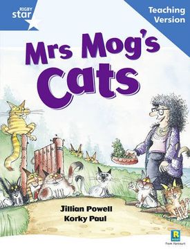 portada Rigby Star Guided Reading Blue Level: Mrs Mog's cat Teaching Version (en Inglés)