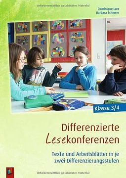 portada Differenzierte Lesekonferenzen - Klasse 3/4: Texte und Arbeitsblätter in je Zwei Differenzierungsstufen (in German)