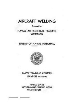 portada Aircraft Welding, NAVPERS (en Inglés)