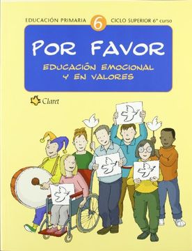 portada Por Favor. Educación Emocional Y En Valores. E.P. 6 (in Spanish)