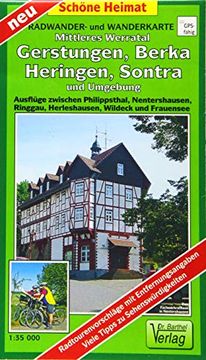 portada Mittleres Werratal, Gerstungen, Berka, Heringen, Sontra und Umgebung Radwander- und Wanderkarte 1: 35 000 (en Alemán)