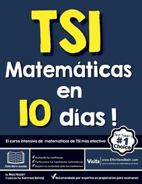 portada TSI Matemáticas en 10 días: El curso intensivo de matemáticas de TSI más efectivo