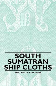 portada south sumatran ship cloths (en Inglés)