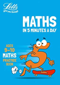 portada Letts 5-Minute Maths Mastery Age 9-10 (en Inglés)