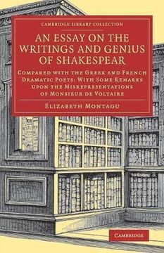 portada An Essay on the Writings and Genius of Shakespear (Cambridge Library Collection - Shakespeare and Renaissance Drama) (en Inglés)